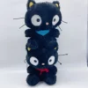 1 2pcs 25cm Japanese Anime Chococat Plush Ghibli Black Cat Doll Kawaii Black Cat Soft Stuffed 3 - Chococat Shop