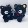 1 2pcs 25cm Japanese Anime Chococat Plush Ghibli Black Cat Doll Kawaii Black Cat Soft Stuffed 4 - Chococat Shop