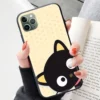 Black Case for iPhone 14 13 11 12 Mini X XS Pro Max Plus Cover Z - Chococat Shop