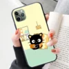 Black Case for iPhone 14 13 11 12 Mini X XS Pro Max Plus Cover Z 2 - Chococat Shop