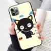 Black Case for iPhone 14 13 11 12 Mini X XS Pro Max Plus Cover Z 3 - Chococat Shop