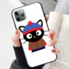 Black Case for iPhone 14 13 11 12 Mini X XS Pro Max Plus Cover Z 7 - Chococat Shop