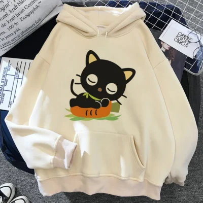 Chococat hoodies women Kawaii japanese 2023 anime sweater women Kawaii Hooded Shirt 1 - Chococat Shop
