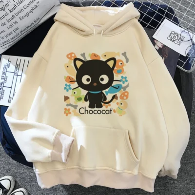 Chococat hoodies women Kawaii japanese 2023 anime sweater women Kawaii Hooded Shirt - Chococat Shop
