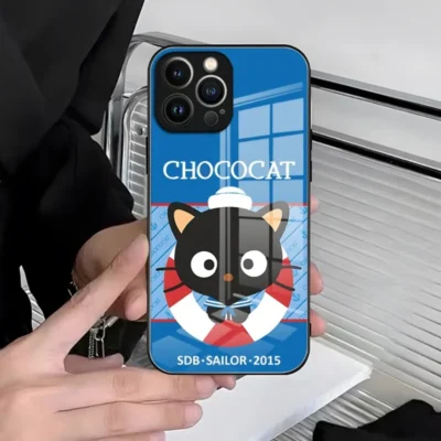 Kawaii CAT Cartoon Choco Cat Phone Case For IPhone 14 Pro Max 12 11 13 Mini 7 - Chococat Shop